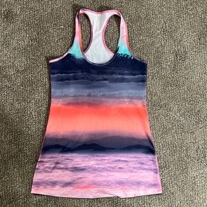 Beach scape Lululemon Racer back